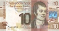 Clydesdale Bank Plc 10 Pounds 10 Pounds, 25. 1.2014
